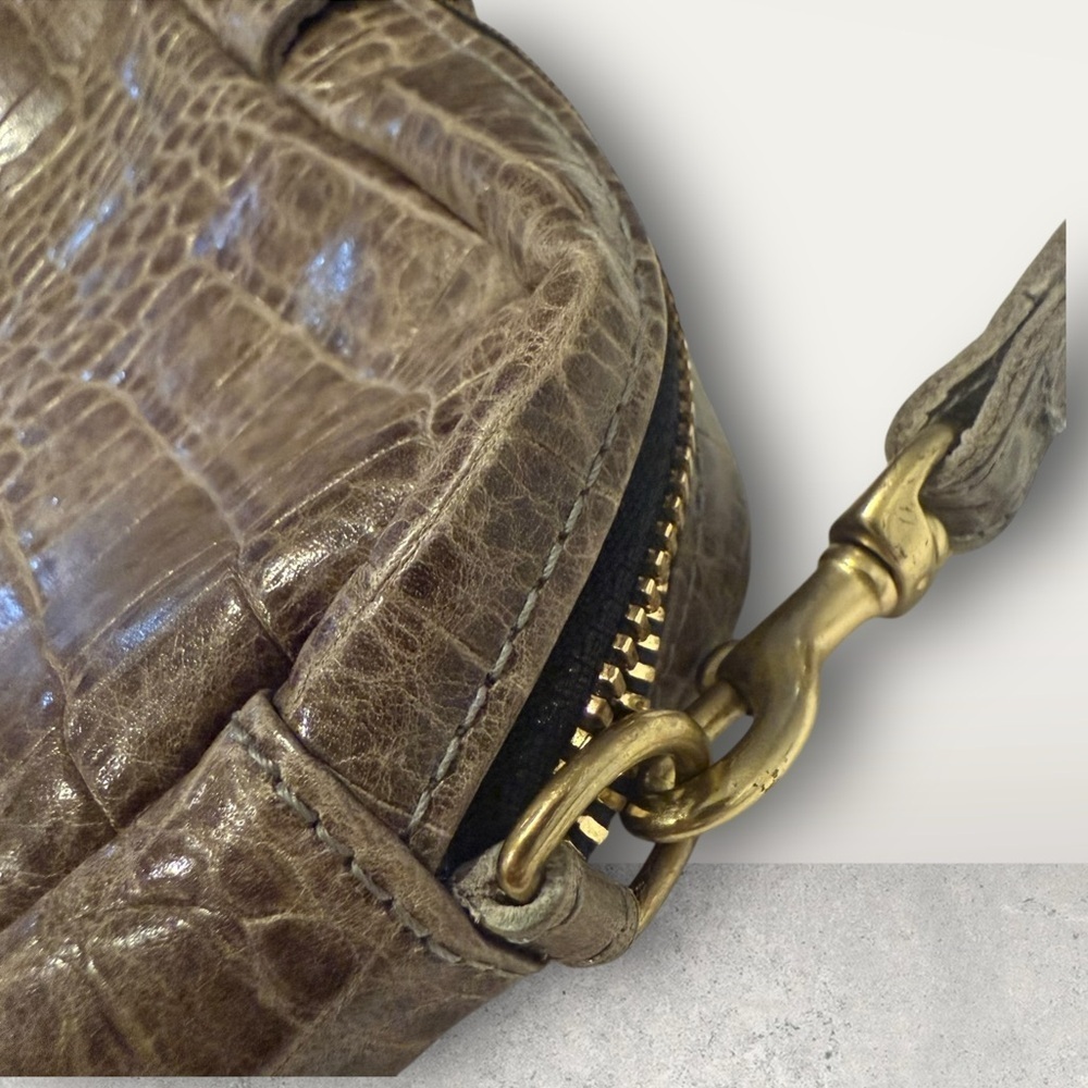 Clare V. Camera crocodile Leather Crossbody Bag - Picture 10 of 16